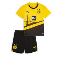 Borussia Dortmund Hjemme Trøje Børn 2023-24 Kortærmet (+ Korte bukser)